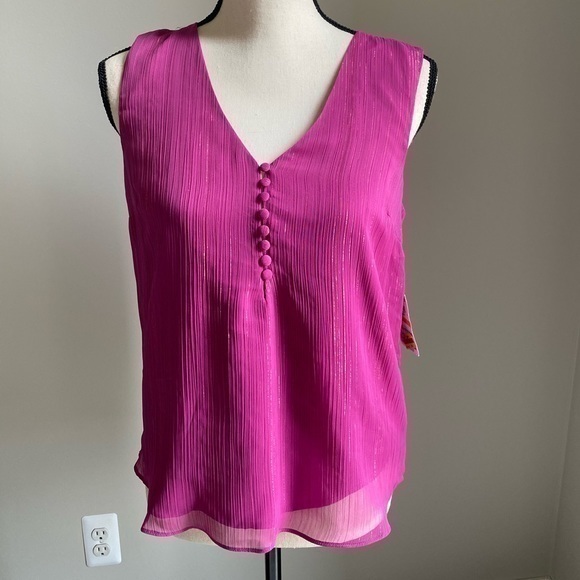 Maison Jules Tops - Maison Jules Pink Blouse Tank Size S
